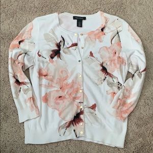 WHBM printed cardigan